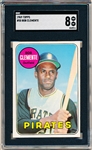 1969 Topps Baseball- #50 Bob Clemente, Pirates- SGC 8 (Nm-Nt 8)