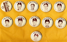 1952 Hawthorn- Mellody Chicago White Sox Baseball Pin Set of 11