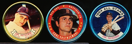 Carl Yastrzemski Topps Baseball Coins- 3 Diff
