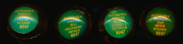 1970 Chemtoy Superballs- 4 Diff Pitt. Pirates
