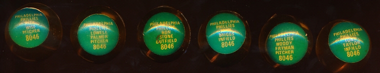 1970 Chemtoy Superballs- 6 Diff Phillies