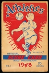 1948 Phila A’s Baseball Program- vs. Boston Red Sox