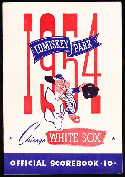 1954 Chicago White Sox Program vs. Baltimore