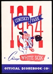1954 Chicago White Sox Program vs. Baltimore