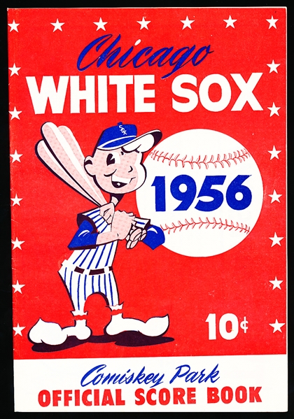 1956 Chicago White Sox Program vs. Boston Red Sox