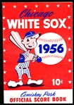 1956 Chicago White Sox Program vs. Boston Red Sox