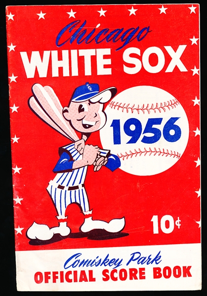 1956 Chicago White Sox Program vs. Baltimore Orioles