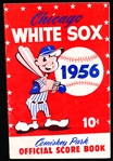 1956 Chicago White Sox Program vs. Baltimore Orioles