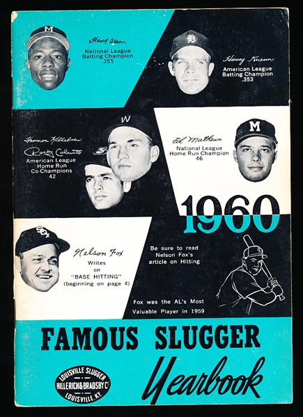 1960 Louisville Slugger- Famous Slugger Yearbook