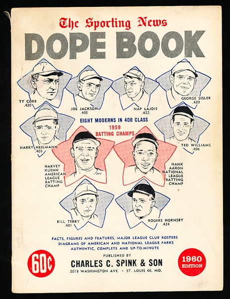 1960 Sporting News Dope Book