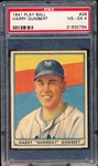 1941 Playball Baseball- #26 Harry Gumbert, NY Giants- PSA Vg-Ex 4 