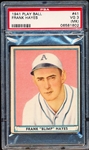 1941 Playball Baseball- #41 Frank Hayes, Phila A’s- PSA Vg 3 (MK)