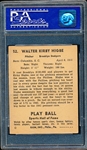 1941 Playball Baseball- #52 Walter Higbe, Brooklyn Dodgers- PSA Vg-Ex 4 – Hi#