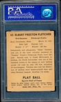 1941 Playball Baseball- #62 Elbie Fletcher, Pirates- PSA Vg 3- Hi#