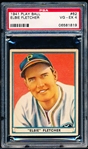 1941 Playball Baseball- #62 Elbie Fletcher, Pirates- PSA Vg-Ex 4 – Hi#