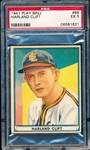 1941 Playball Baseball- #66 Harland Clift, St. Louis Browns- PSA Ex 5 –Hi#