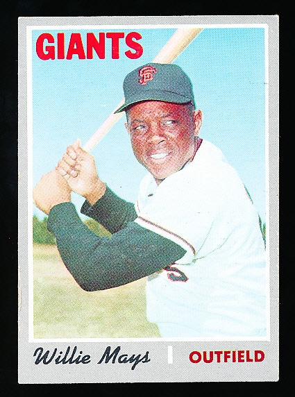 1970 Topps Bb- #600 Willie Mays, Giants