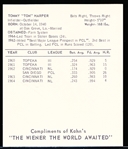 1965 Kahn’s Baseball- Tommy Harper, Reds