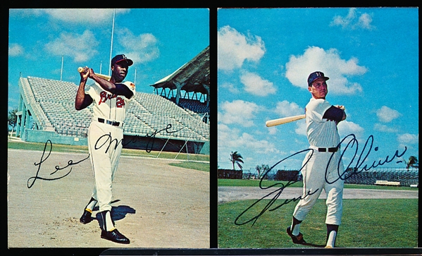 1965 Kahn’s Baseball- 2 Diff Milwaukee Braves