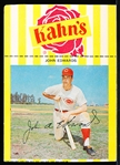1967 Kahn’s Baseball with Tab- John Edwards, Reds