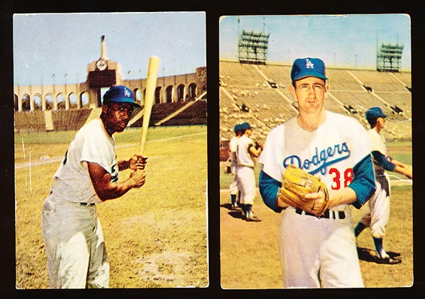 1960 Morrell Meats Dodgers Bb- 2 Diff