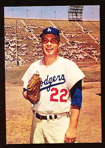 1960 Morrell Meats Bb- Johnny Podres, Dodgers