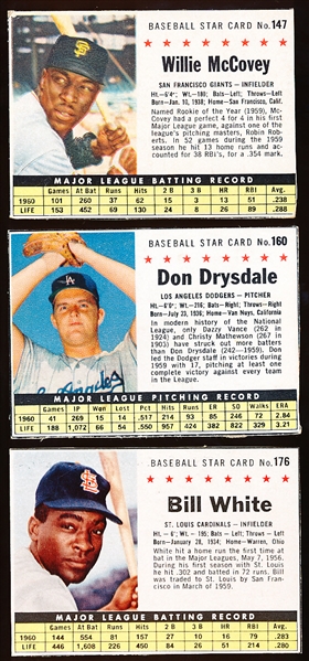 1961 Post Cereal Bb- 3 Diff- Box Issues