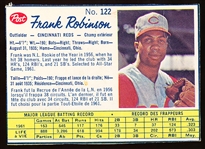 1962 Post Cereal Canadian Bb-#122 Frank Robinson, Reds