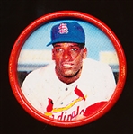 1963 Salada Metal Bb Coin- #3 Bob Gibson, Cardinals