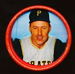 1963 Salada Metal Bb Coin- #14 Bill Mazeroski, Pirates