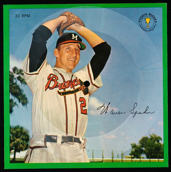 1964 Auravision Baseball Record- Warren Spahn