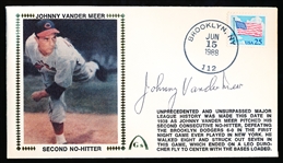 Autographed June 15, 1988 Gateway Cachet MLB- Johnny Vander Meer- 50th Anniversary of his 2nd No-Hitter