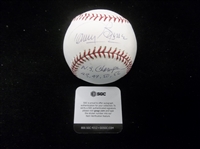 Autographed Tommy Byrne Official MLB Bud Selig Bsbl.- SGC Certified
