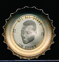 1964 Coca-Cola NFL Caps- Jim Brown All-Star
