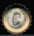 1964 Coca-Cola NFL Caps- Jim Brown All-Star