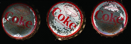 1965 Coca-Cola NFL Caps #C40 Johnny Unitas All-Star- 3 Caps