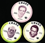 1976 Crane Discs NFL- 1 Complete Set of 30 Cards