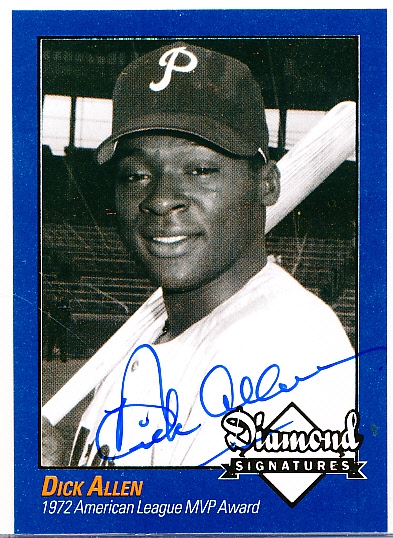 2009 Philadelphia A’s Historical Society “Diamond Signatures” Bsbl.- Dick Allen, Phillies-set #87/125.