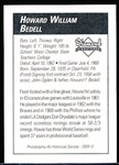 2009 Philadelphia A’s Historical Society “Diamond Signatures” Bsbl.- Howie Bedell, Braves-set #87/125.