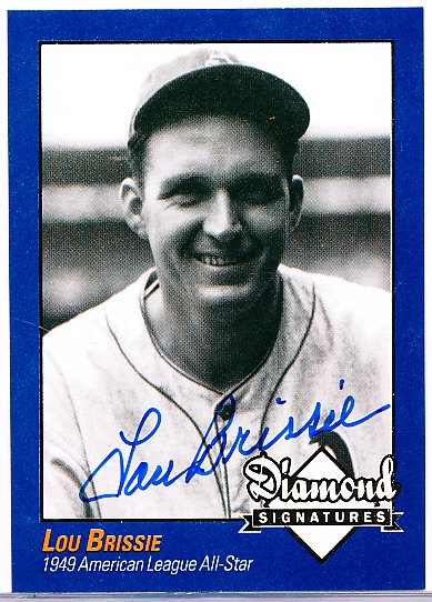 2009 Philadelphia A’s Historical Society “Diamond Signatures” Bsbl.- Lou Brissie, A’s- set #87/125.