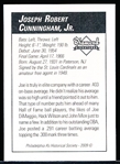 2009 Philadelphia A’s Historical Society “Diamond Signatures” Bsbl.- Joe Cunningham, Cardinals- set #87/125.