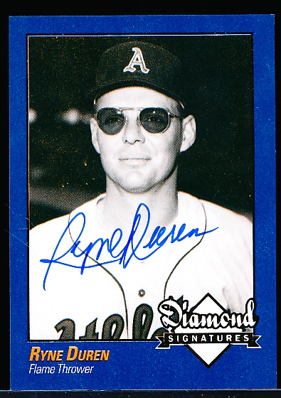 2009 Philadelphia A’s Historical Society “Diamond Signatures” Bsbl.- Ryne Duren, A’s-  set #87/125.