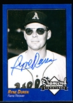 2009 Philadelphia A’s Historical Society “Diamond Signatures” Bsbl.- Ryne Duren, A’s-  set #87/125.