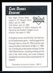 2009 Philadelphia A’s Historical Society “Diamond Signatures” Bsbl.- Carl Erskine, Dodgers- set #87/125.