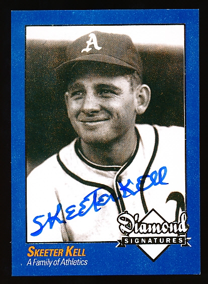 2009 Philadelphia A’s Historical Society “Diamond Signatures” Bsbl.- Skeeter Kell- set #87/125.