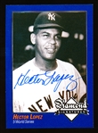 2009 Philadelphia A’s Historical Society “Diamond Signatures” Bsbl.- Hector Lopez, Yankees- set #87/125.