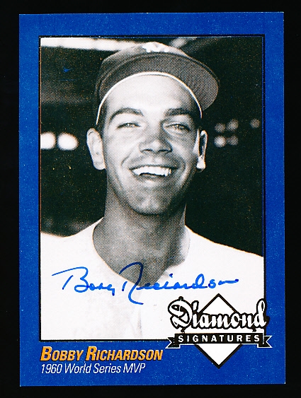 2009 Philadelphia A’s Historical Society “Diamond Signatures” Bsbl.- Bobby Richardson, Yankees- set #87/125.