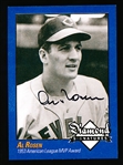 2009 Philadelphia A’s Historical Society “Diamond Signatures” Bsbl.- Al Rosen, Indians- set #87/125.