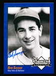 2009 Philadelphia A’s Historical Society “Diamond Signatures” Bsbl.- Bob Savage, A’s- set #87/125.