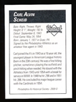 2009 Philadelphia A’s Historical Society “Diamond Signatures” Bsbl.- Carl Scheib, A’s- set #87/125.